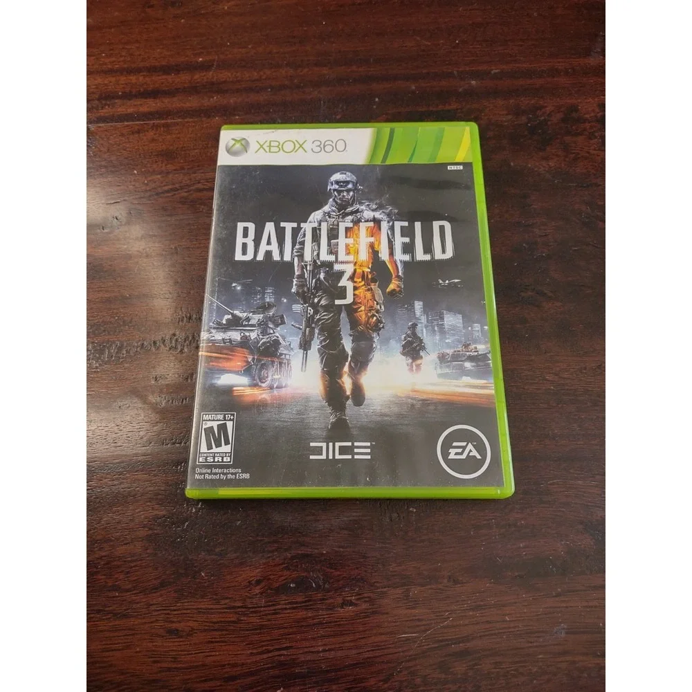 BATTLEFIELD 3 Microsoft Xbox 360 SEALED Dice EA 2011 Mature XBOX Live